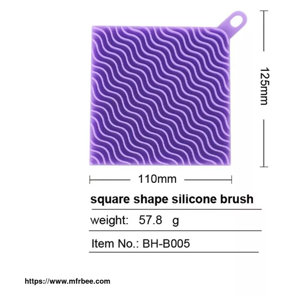 Square Silicone Kitchen Sponge