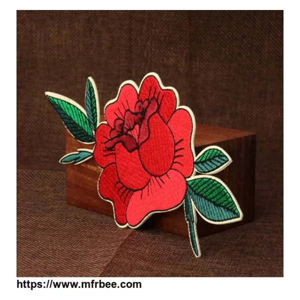Custom Embroidered Patches | Flower Embroidered Patches