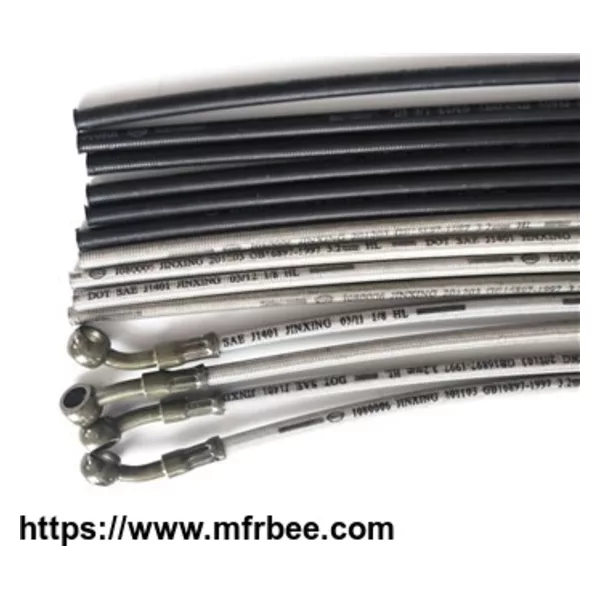 SAE J1401 stainless steel braided ATV brake hose