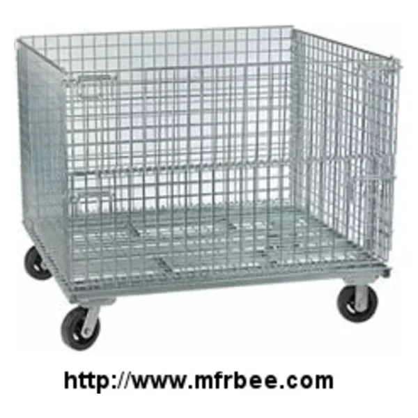 Wire Containers with Casters for Automobile Industries