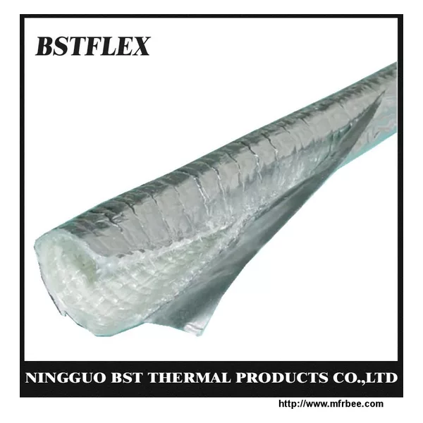 Heat Reflective self-wrapped Aluminum Fiberglass Sleeve