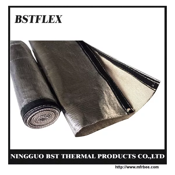 Velcro Closure Aluminized Fiberglass Reflective Sleeve