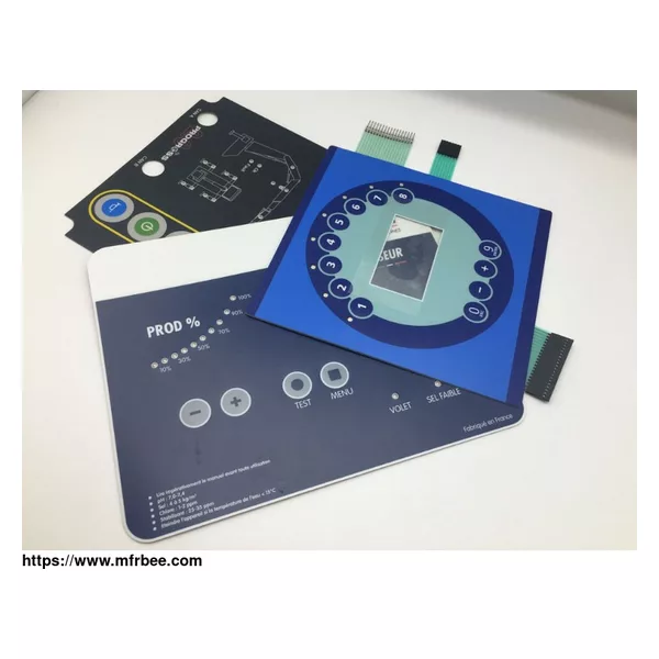 Illuminated LED Membrane Switch with LED Insert