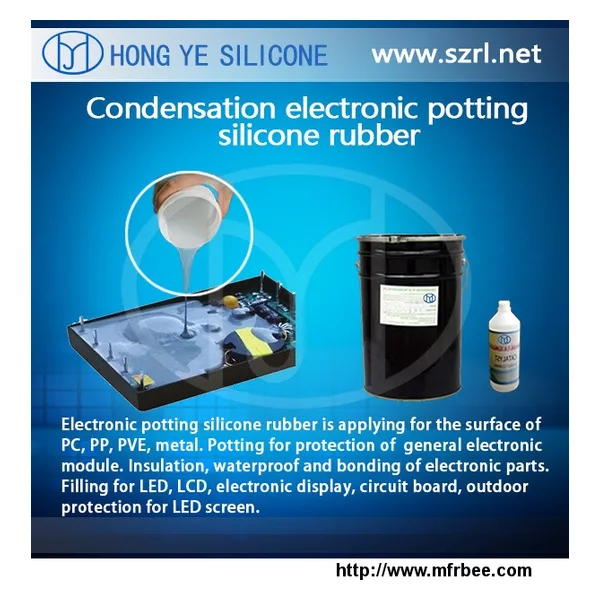 Condensation encapsulating and potting compound
