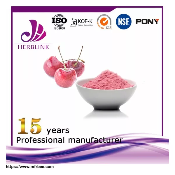 Anti-inflammatory ISO Appreved Cherry powder