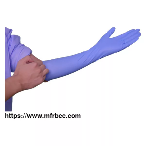 400mm Extra Long Nitrile Gloves