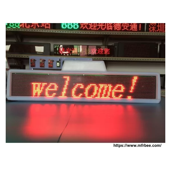 White/blue/green/yellow/red led display module, led display advertising car
