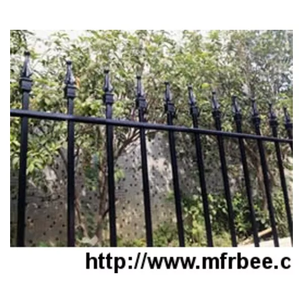 Steel Fence Panels with Extended Rod Top