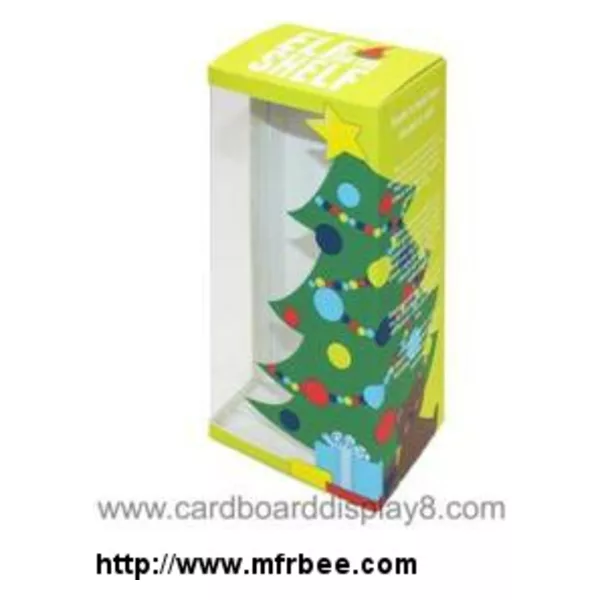 Custom Designed Paper Gift Box with PVC Clear Window