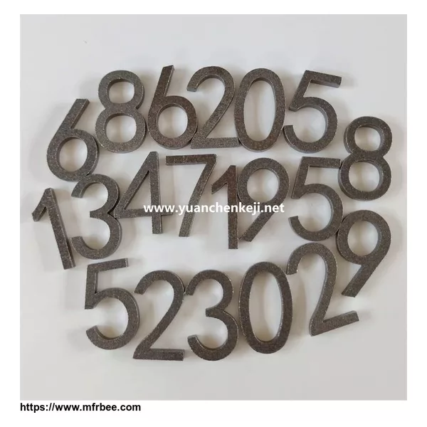Metal Letters and Numbers