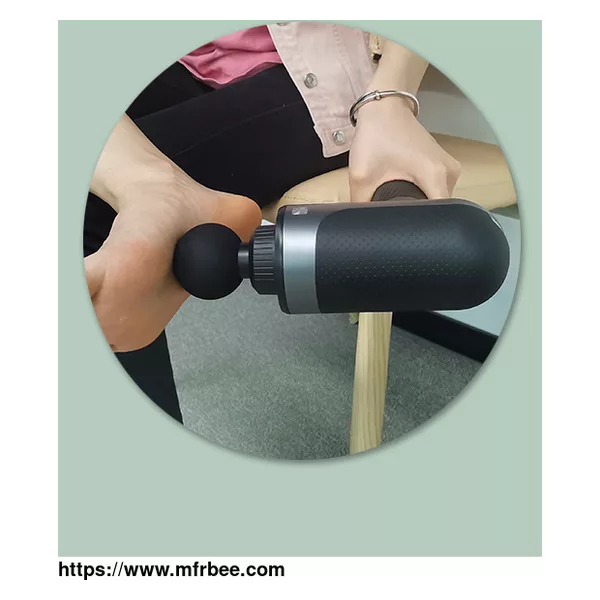 Massage Gun On Feet