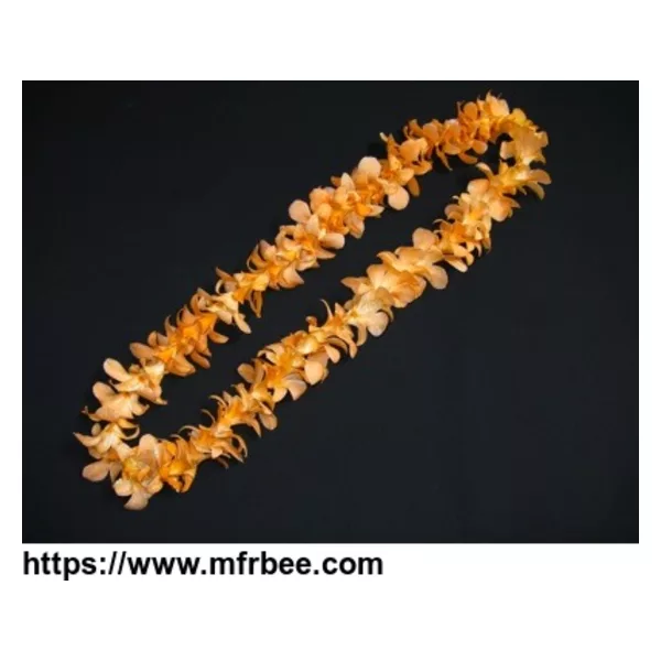 Single Orange Lei