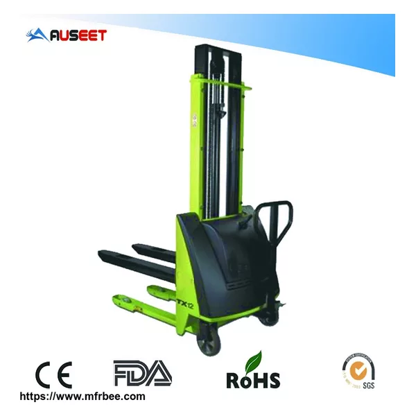Cheap battery operated hydraulic stacker
