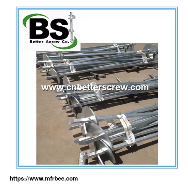 China steel spiral piles supplier with stock