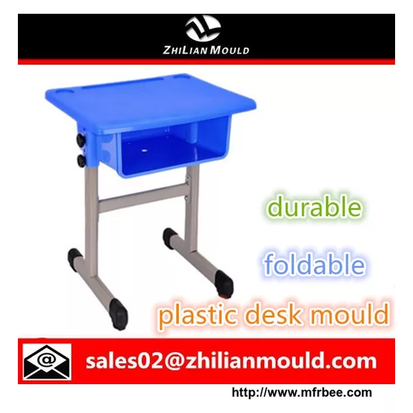 2015 new design foldable plastic desk mould manufacturer