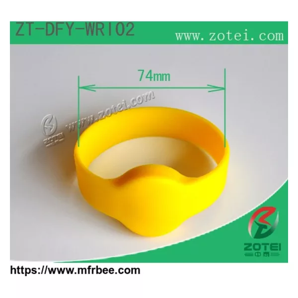 RFID round silicone wristband (Φ74mm, Product model:ZT-DFY-WRI02)