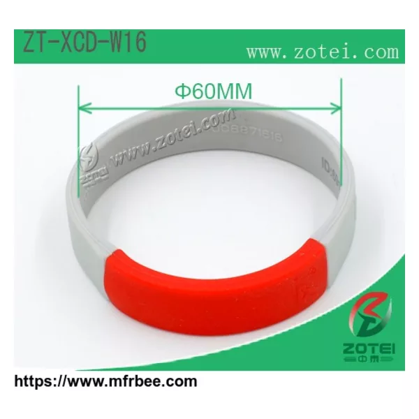 RFID Ringlike silicone wristband (Φ60mm, Product model:ZT-XCD-W16)