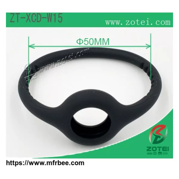 RFID circular ring silicone wristband (Φ50mm, Product model:ZT-XCD-W15)