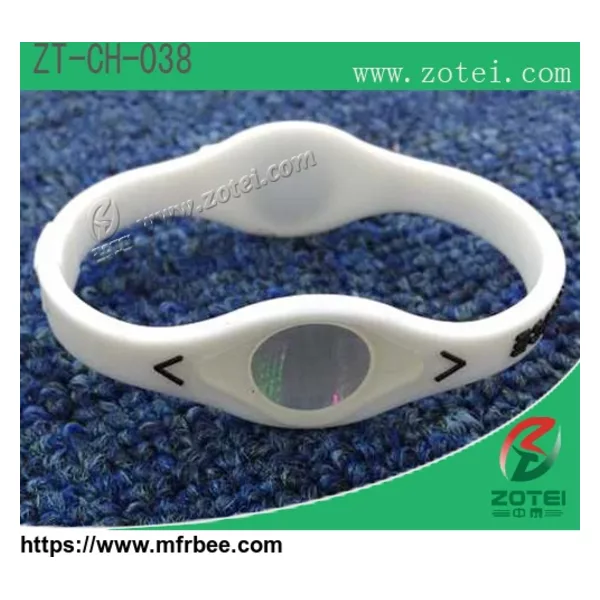 Anti-Counterfeit dual-ended silicone wristband (Product model:ZT-CH-038)