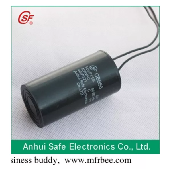 Capacitor cbb60 for washing machine use