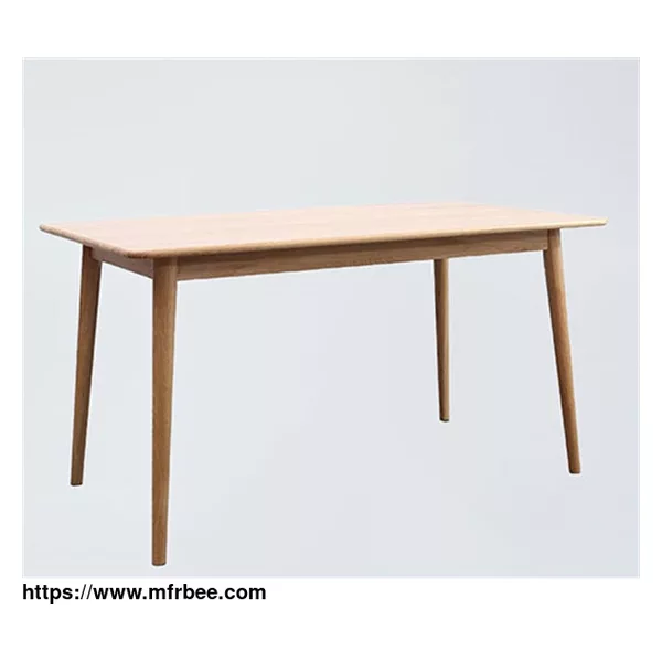 DT13 Rectangle Wooden Dining Room Solid Ash Wood Table