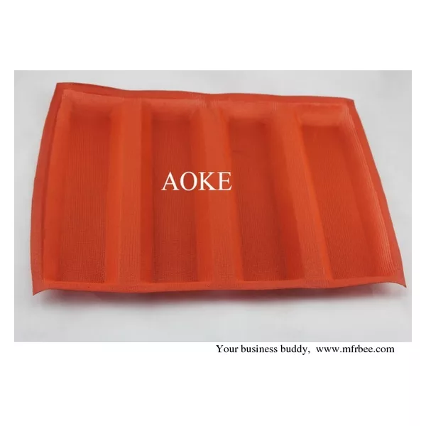 Nonstick 5 Channel Silicone bread baking mold