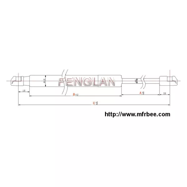FENGLAN 8MM STRUTS GAS SPRING