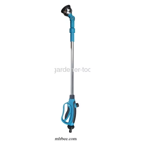 Telescopic garden hose water wand for car wash