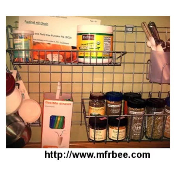 Kitchen grid panels are convenient and save space