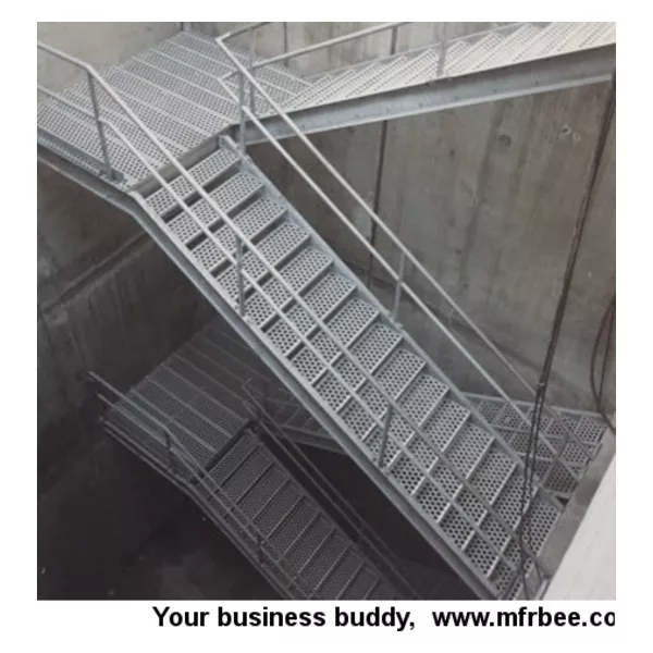 Round Channel-shaped Safety Grating - Non-skid Plate