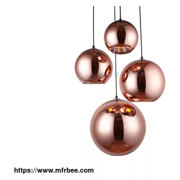 Replica Tom Dixon Copper Glass Pendant Light