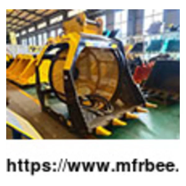 MONDE excavator rotary screening bucket