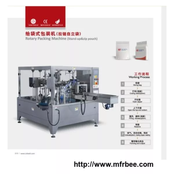 Stand-up With Zipper Pouch Packaging Machine