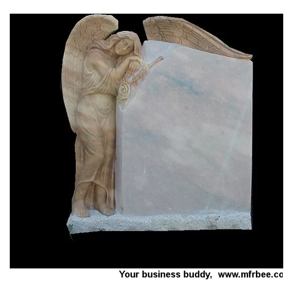 Wholesale marble carved Monument Angel Tombstone,Angel Sandstone