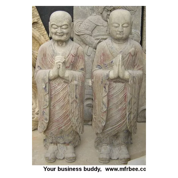 Carved Antique Marble Large Buddha Statues For Sale