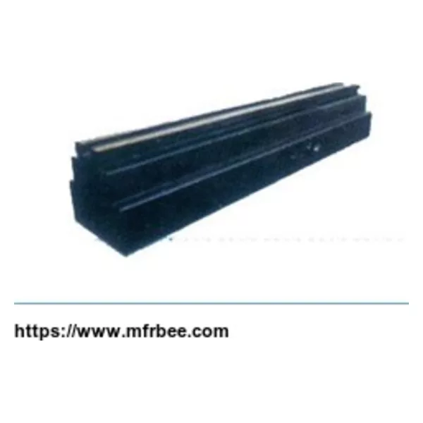 Granite air draft rail machinery base
