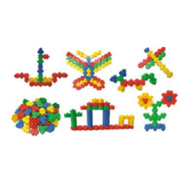Plastic building block toys