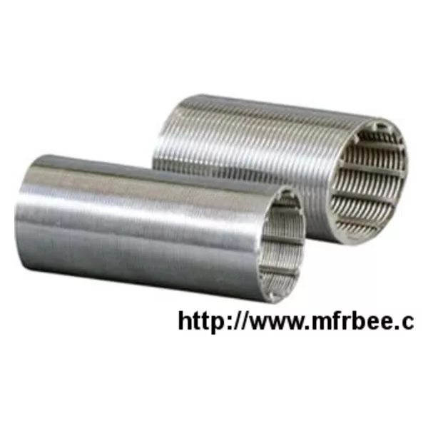 Wedge wire screen – V-shaped profile wire welded screen