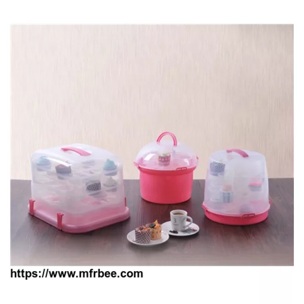 Food grade PP material cupcake storage container